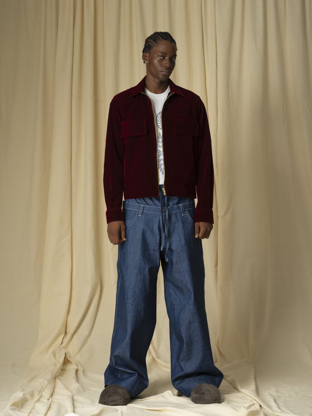 Burgundy Corleone Jacket